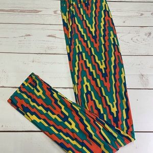 LuLaRoe OS Print Leggings New!  Never worn! NWT!